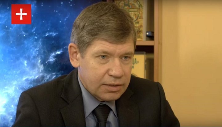 Yuri Reshetnikov. Photo: a video screen