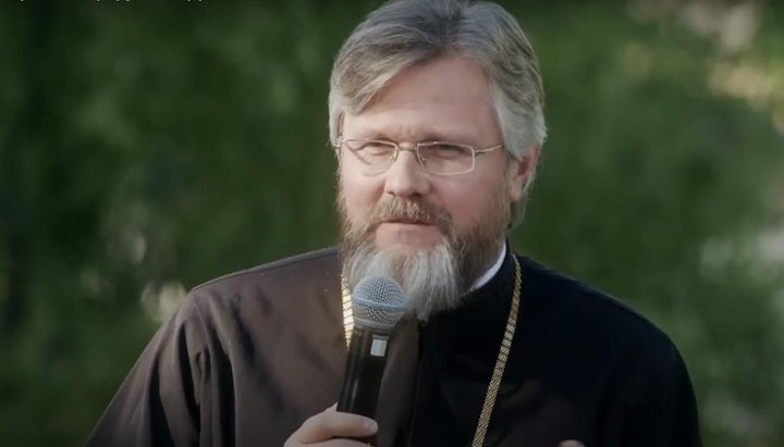 Spоkesperson for UOC, Archpriest Nikolai Danilevich at the forum