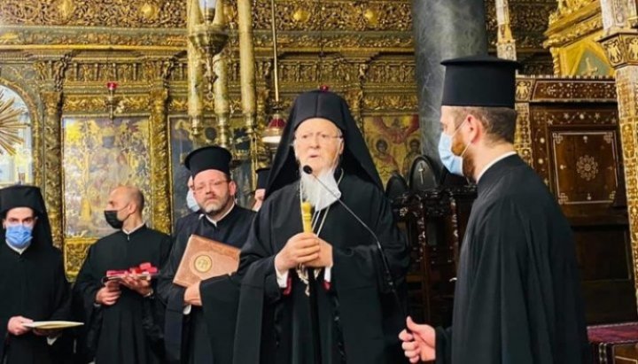 The head of Phanar at a meeting with Ukrainian MPs. Photo: Facebook page of Yevheniya Kravchuk