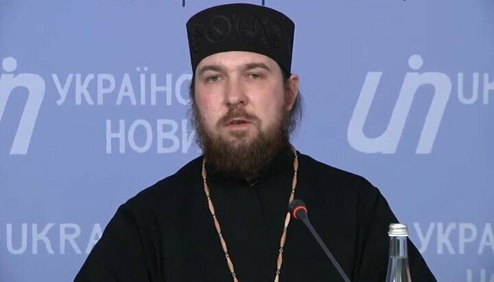 Archpriest Vitaly Durov, rector of the UOC church in Zadubrivka. Photo: screenshot of the YouTube channel