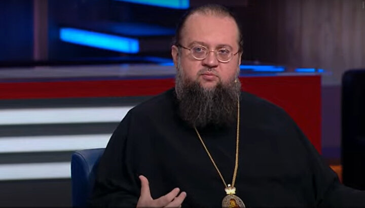 Rector KDAiS, Bishop Sylvester (Stoychev). Photo: a screenshot of the YouTube channel