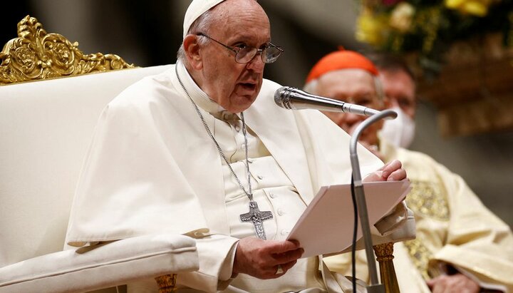 The Pope: Ukraine was dragged into a
