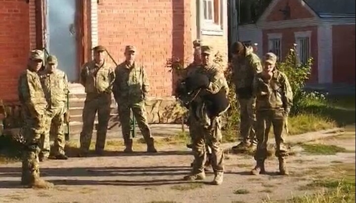 Fighters of the Myronivka territorial community unit