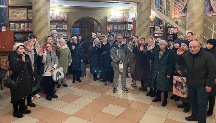 A community meeting of the
