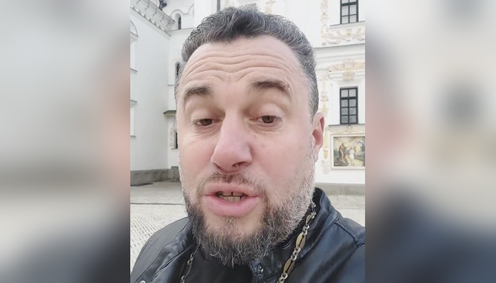 Roman Hryshchuk. Photo: a screenshot from Hryshchuk's video