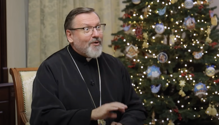 Shevchuk speaks about a UOC conspiracy in Europe against Ukrainian authorities. Photo: Screenshot from YouTube channel