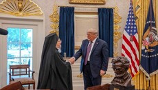 Pat. Bartholomew Meets Pres. Trump at White House