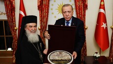 Patriarch of Jerusalem Meets with President of Turkey